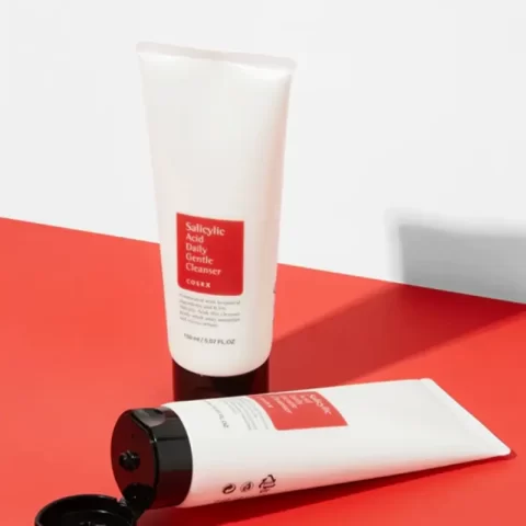 Cosrx Salicylic Acid Daily Gentle Cleanser Retinol, retinal, and bakuchiol